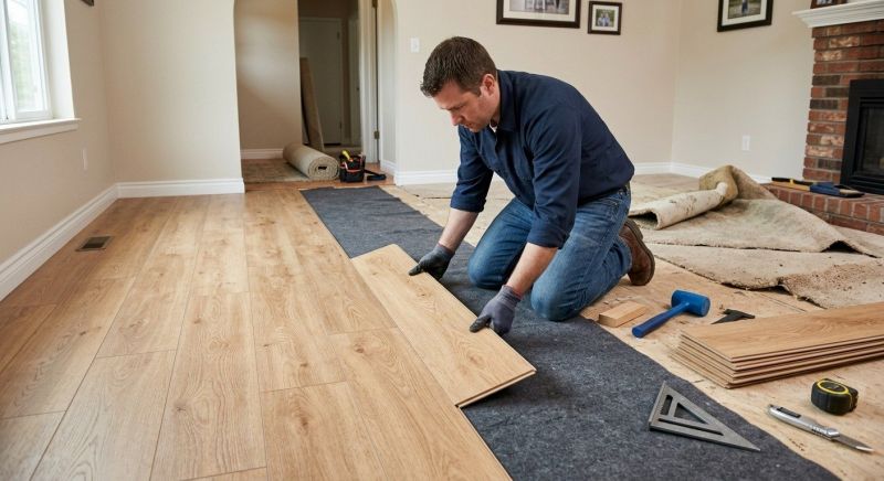 Laminate Floor Remodeling in Catonsville, MD