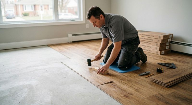 Linoleum Floor Installation in Edgewood, MD