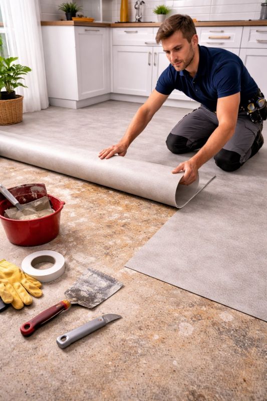 Linoleum Floor Installation in Edgewood, MD