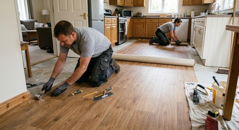 Linoleum Floor Installation in Catonsville, MD
