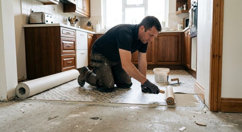 Linoleum Floor Installation in Perry Hall, MD