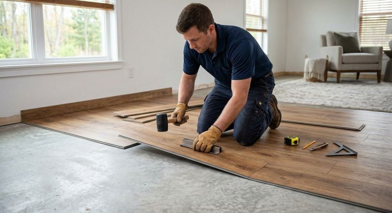Luxury Vinyl Tile Installation in Anne Arundel County, MD