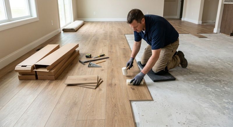 Luxury Vinyl Tile Installation in Hampstead, MD