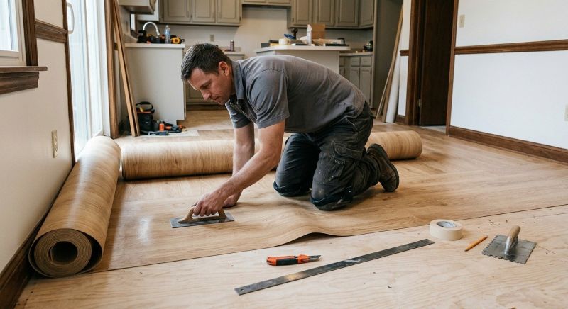 Sheet Flooring Installation in Montgomery County, MD