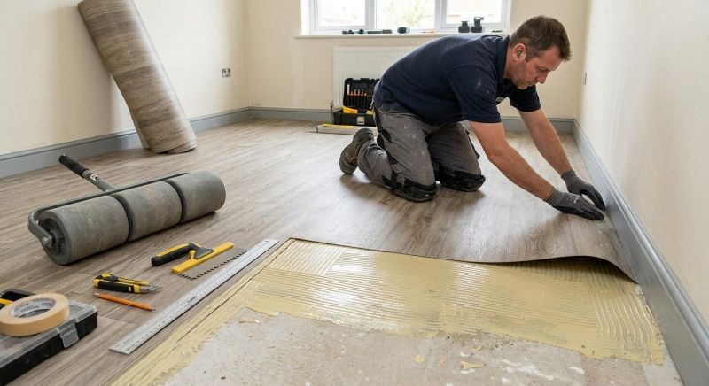 Sheet Linoleum Installation in Ashton, MD