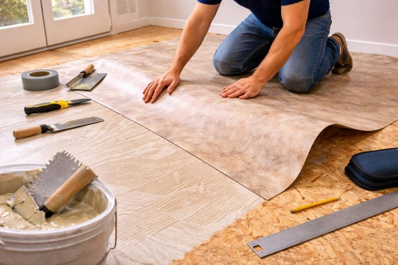 Sheet Vinyl Installation in Crownsville, MD