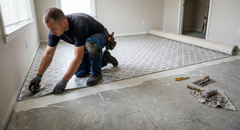 Sheet Vinyl Installation in Marriottsville, MD