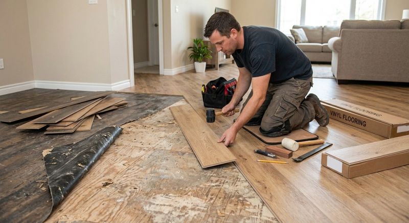 Vinyl Flooring Installation in Hanover, MD